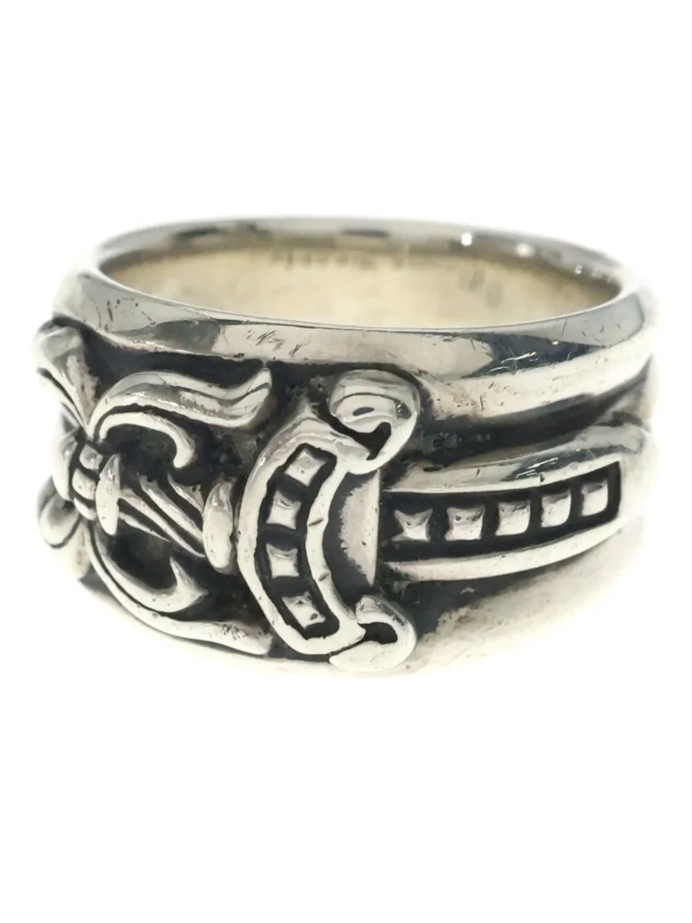 Chrome Hearts Dagger Ring Silver